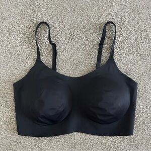 EBY Seamless Support Bralette Bra Black Removable Cups Medium
